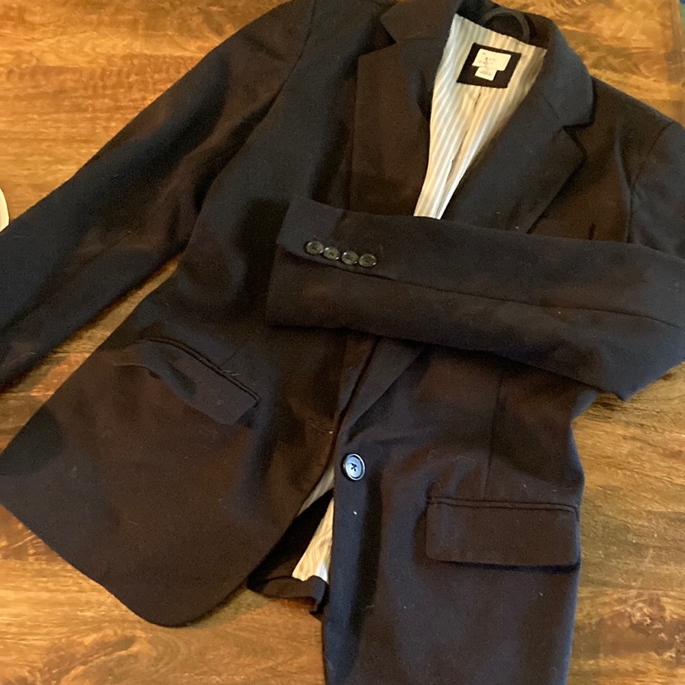 a new day black one button blazer. Size 2